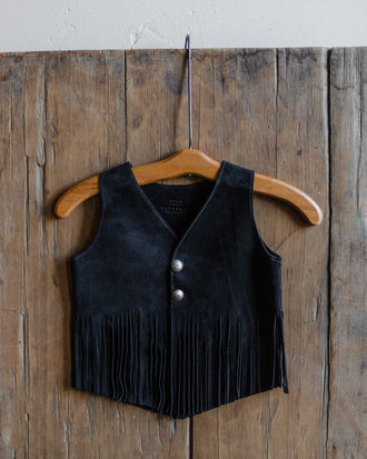 Crossbow Leather - KIDS FRINGED VEST