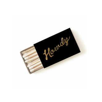Studio Portmanteau - Howdy Matchbox | Western Matches | Cowboy, Cowgirl Gear