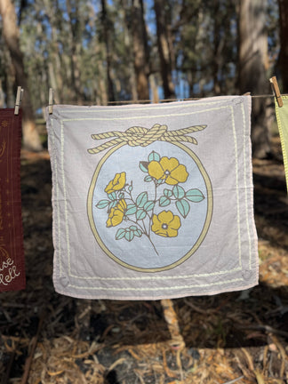Wild as Heck - The Louise Bandana ( wild rag, embroidered bandana, western