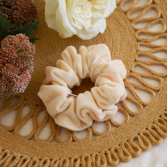Wild Rose Accessories - Marshmallow Velvet Corduroy Scrunchie