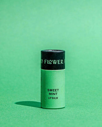 Good Flower Farm - Sweet Mint Organic Lip Balm / 0.3 oz Biodegradable Tube 🌿