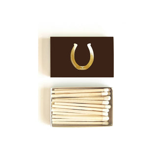 Studio Portmanteau - Lucky Horseshoe Matchbox | Western Decor | Cowgirl Gift