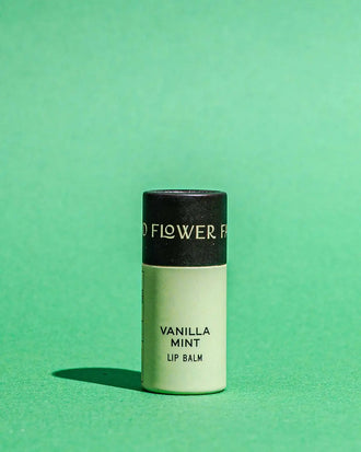 Good Flower Farm - Vanilla Mint Organic Lip Balm / 0.3 oz Biodegradable Tube