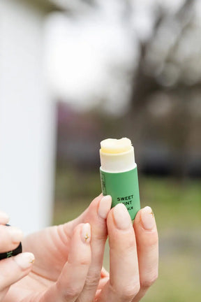 Good Flower Farm - Sweet Mint Organic Lip Balm / 0.3 oz Biodegradable Tube 🌿