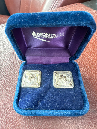 Rodeo Replay Montana Silver Horse Earrings