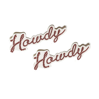 Studio Portmanteau - Howdy Vinyl Sticker | Western Sticker | Rope Letters Sticker