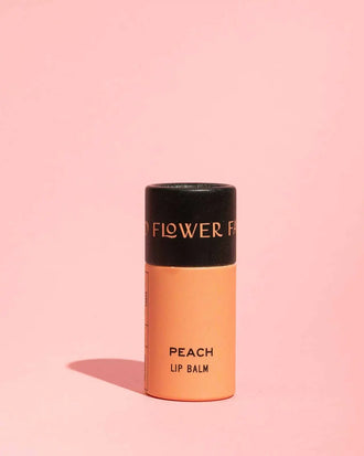 Good Flower Farm - Peach Organic Lip Balm / 0.3 oz Biodegradable Tube 🍑