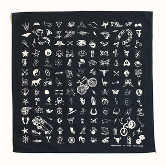 Abracadana - Black Big Fun Bandana