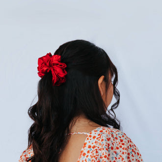 Wild Rose Accessories - Wild Rose Satin Scrunchie