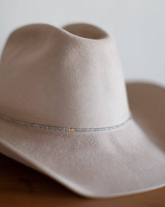 Crossbow Leather - PETITE BEADED HAT BAND