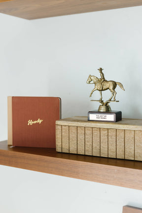 Studio Portmanteau - Howdy Foil Embossed Square Linen Notebook | Western Journal