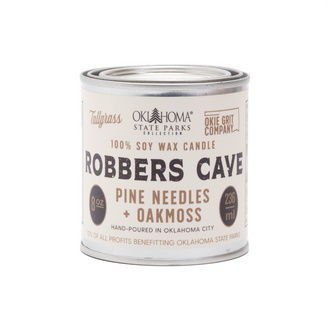 Robbers Cave: Pine Needles + Oakmoss Soy Wax Candle: 8 oz